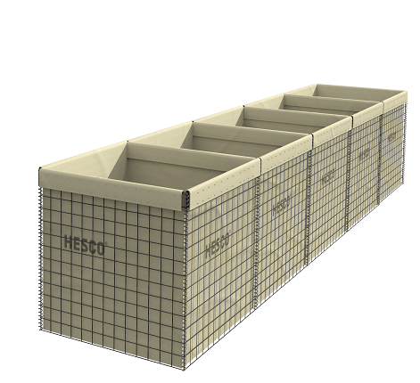 Hesco Barrier Wall: Rapid, Modular Security & Flood Defense
